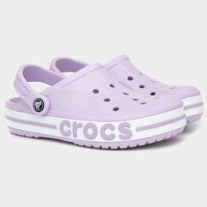 Crocs Bayband Lavender Light Purple Clogs
